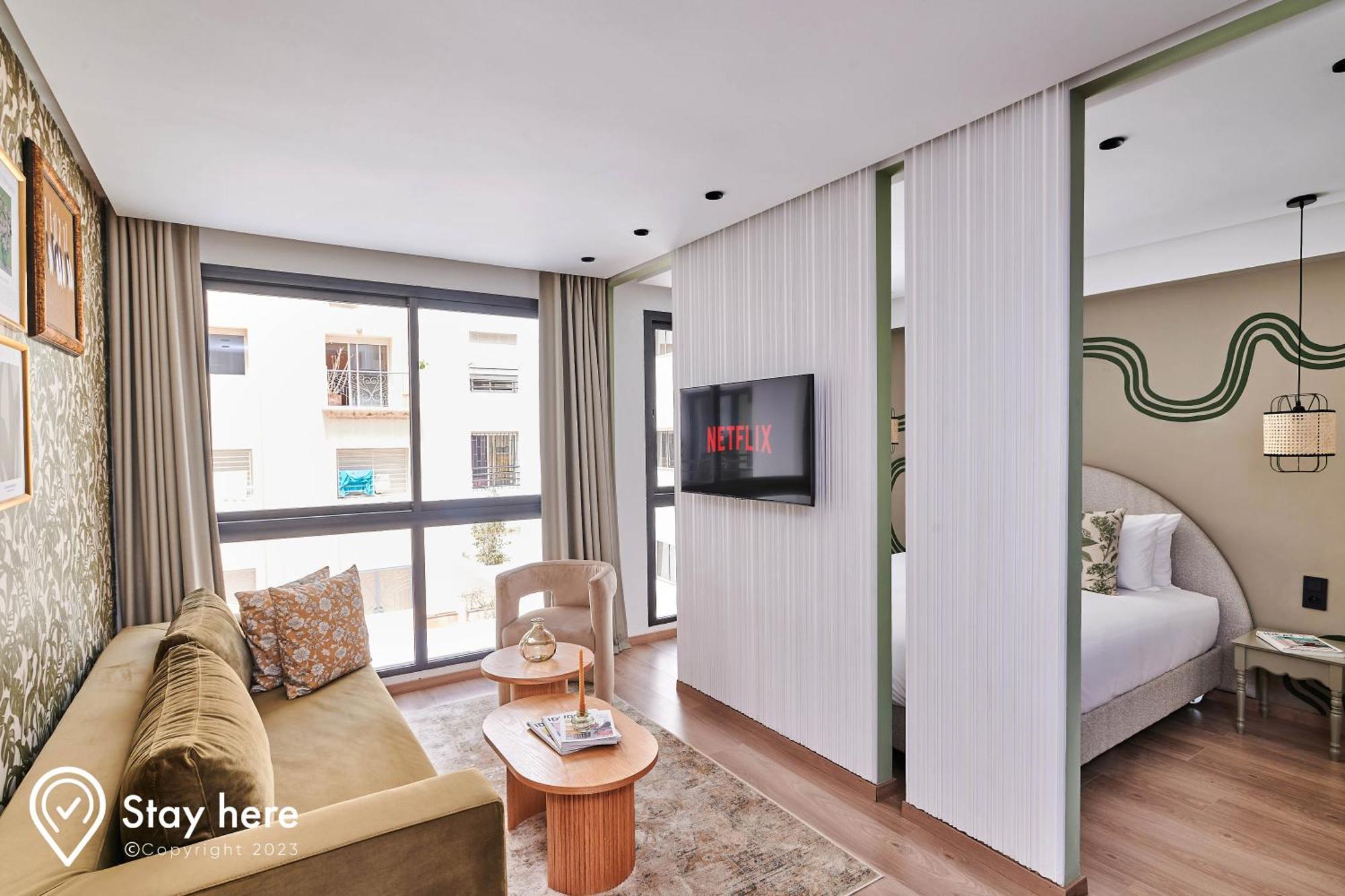 Stayhere Casablanca - Maarif - Elite Residence Экстерьер фото