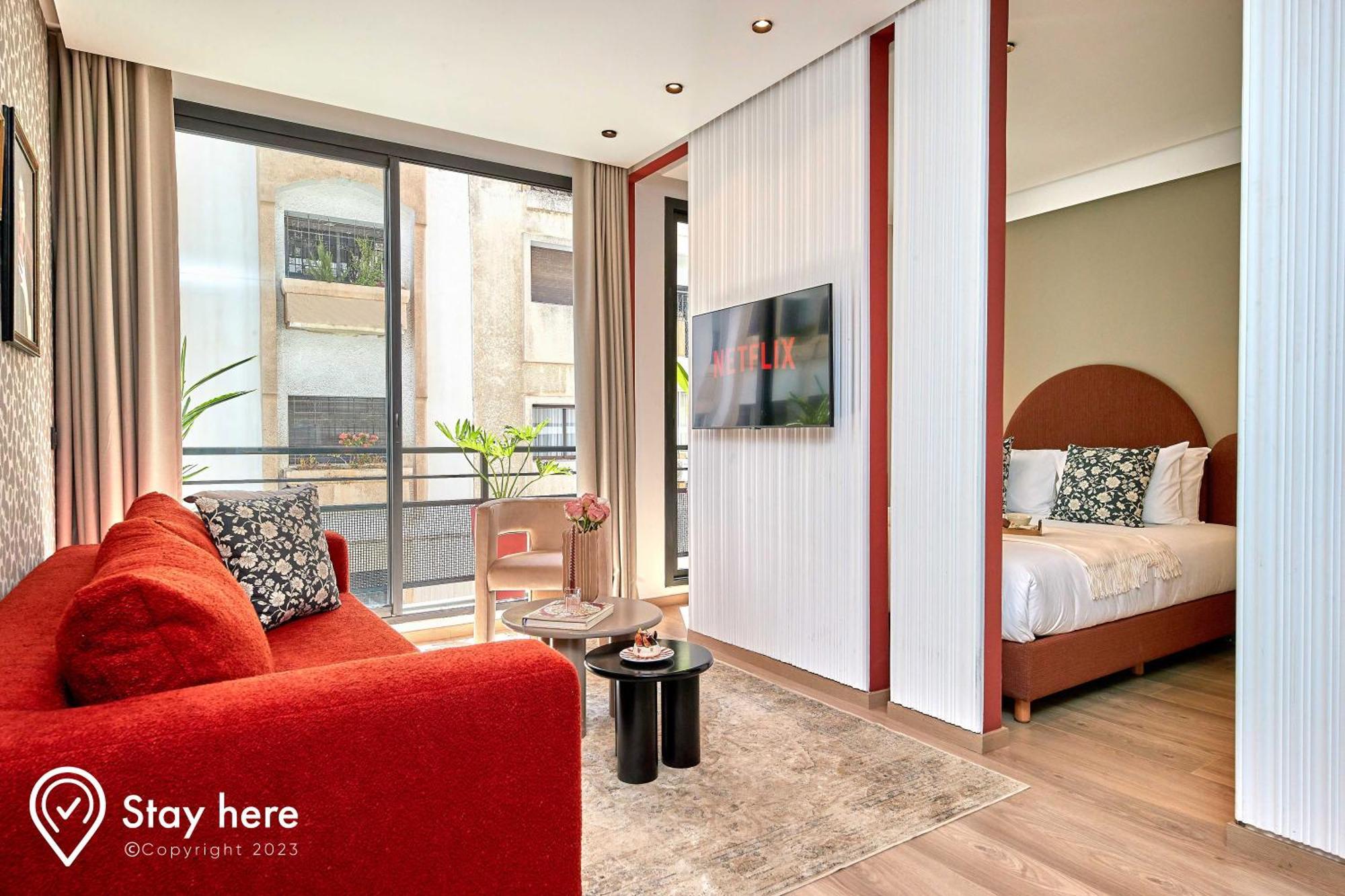 Stayhere Casablanca - Maarif - Elite Residence Экстерьер фото